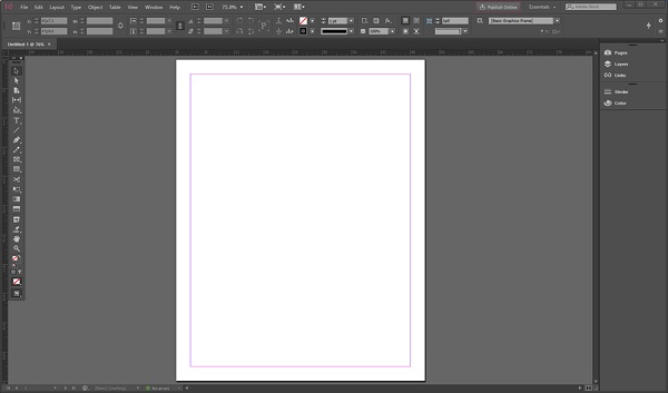 Программа для полиграфии Adobe InDesign
