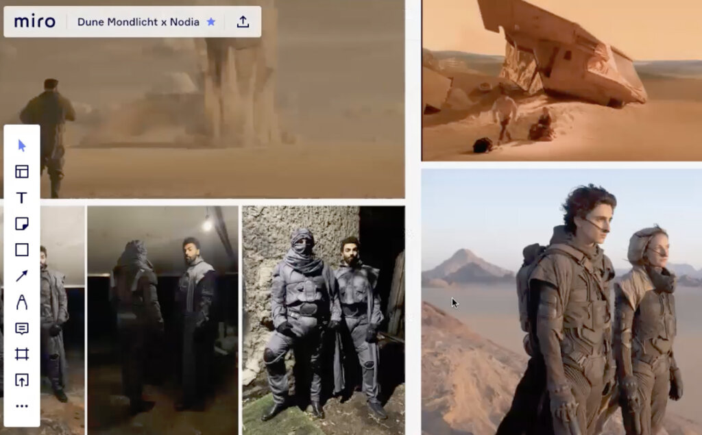Примеры костюмов из трейлера Dune