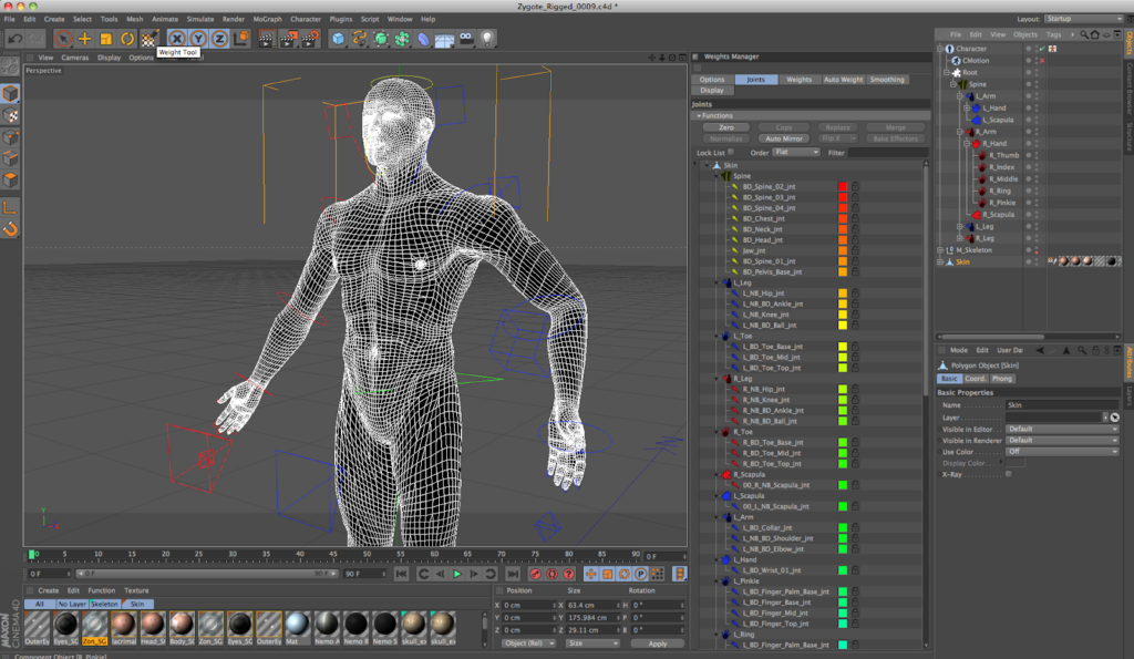 Создание 3D-персонажа в Сinema 4D