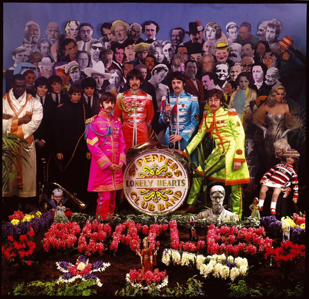 Обложка альбома  «Sgt. Pepper's Lonely Hearts Club Band», занявшая первое место