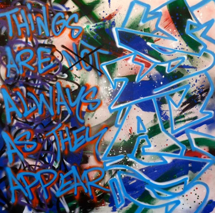 граффити которое нарисовал Стэш