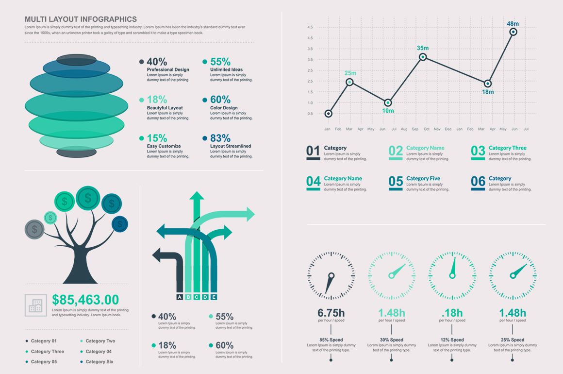 Инфографика план факт