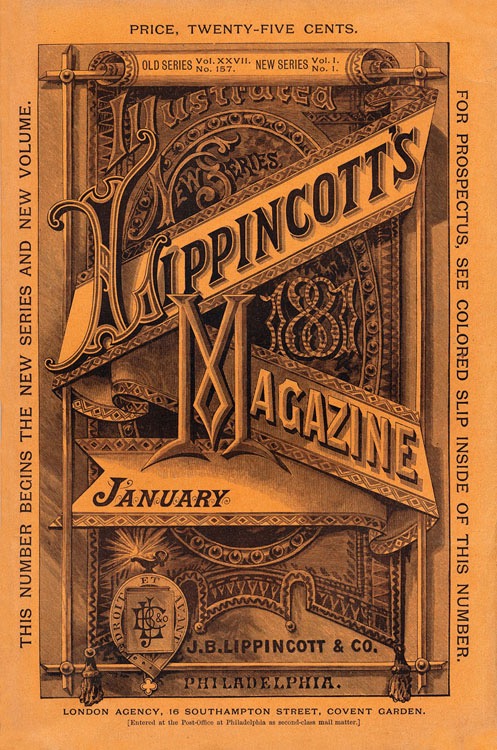 дизайн 19 века обложка журнала 1881 года