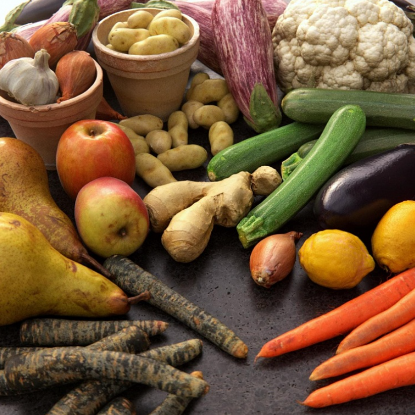 Фотореалистичное изображение овощей