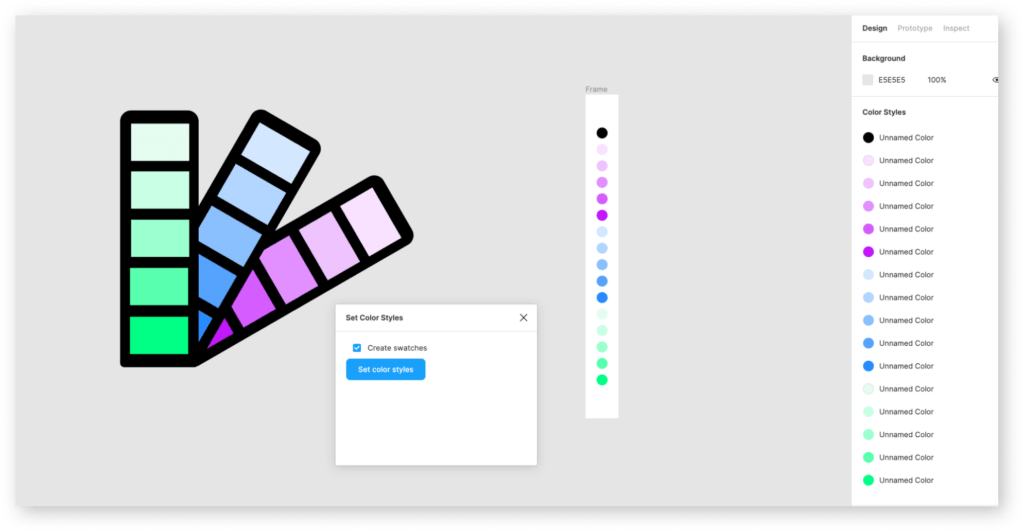 Обложка плагина Figma для работы с цветами Automate Color Styles