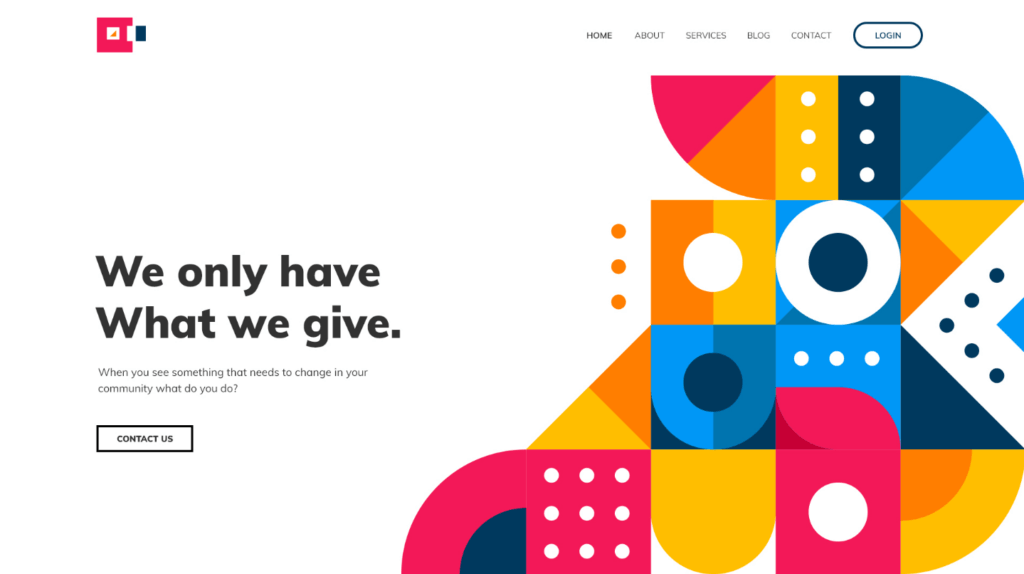 Дизайн сайта в стиле баухаус - тренд веб дизайна