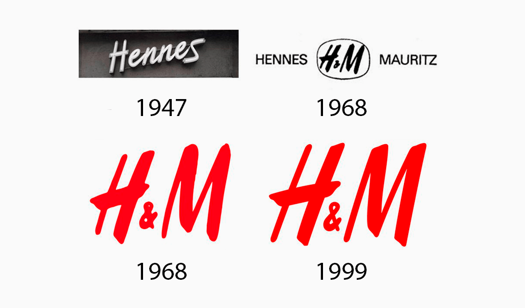 красный цвет в логотипе HM