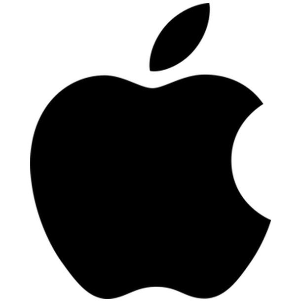 черный логотип Apple