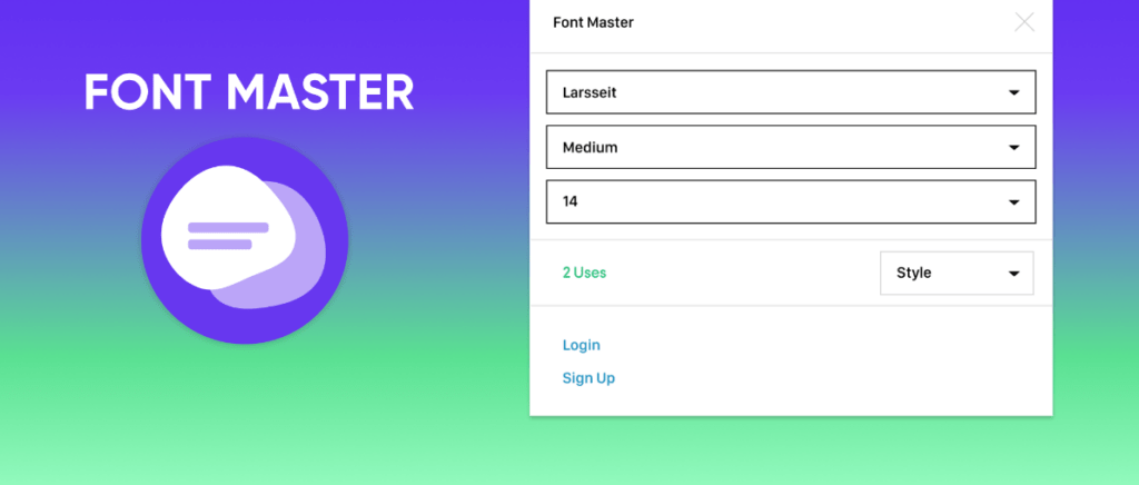 Плагин для определения шрифтов в Figma Font Master