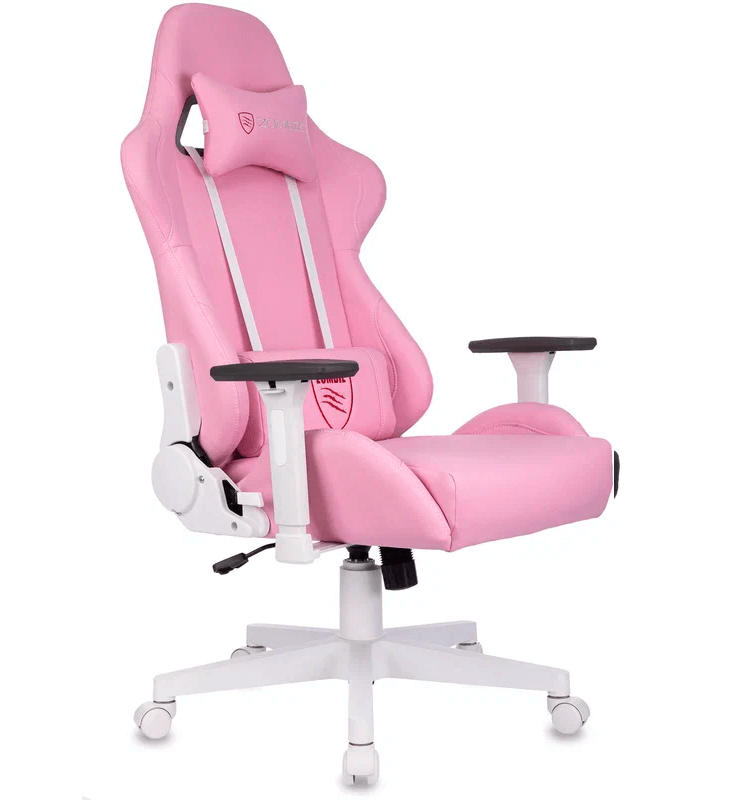 розовое компьютерное кресло