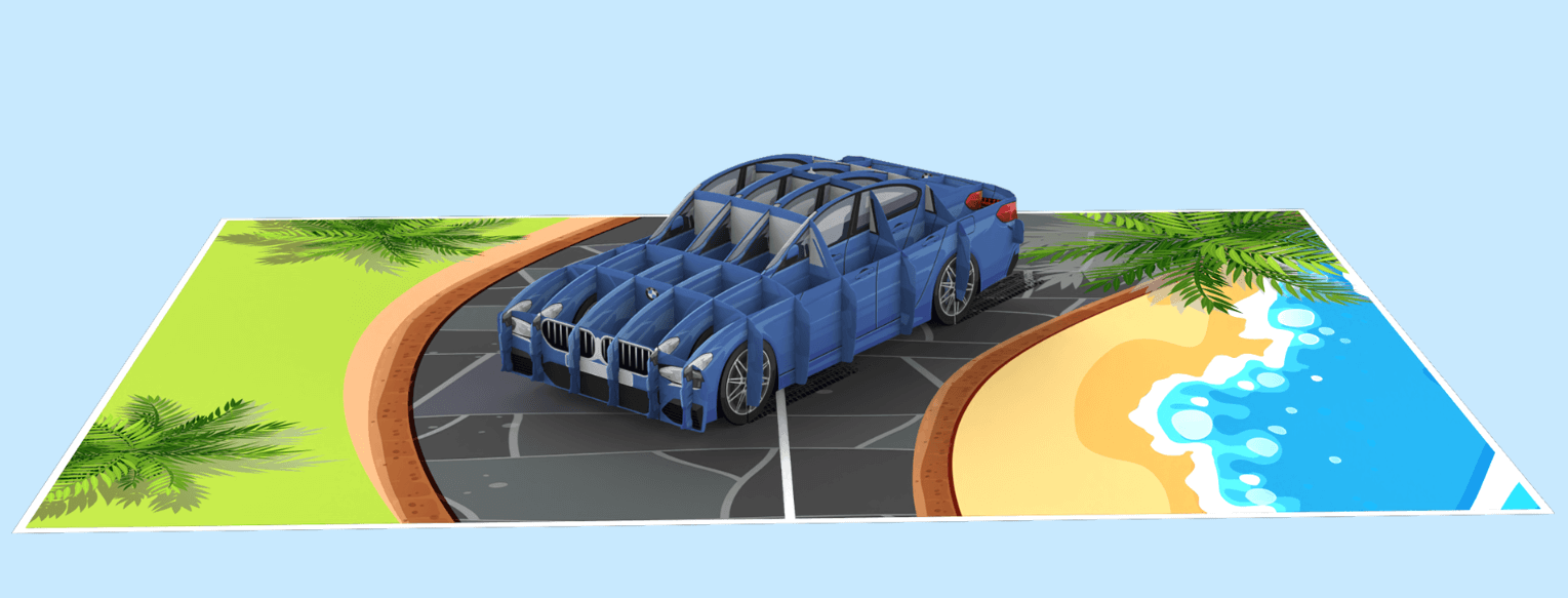 Сборная модель авто в Rhino 3D