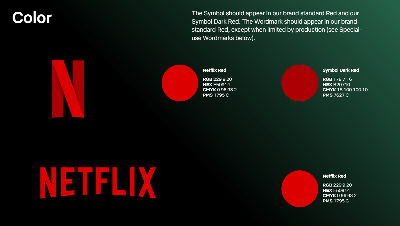 Палитра Netflix
