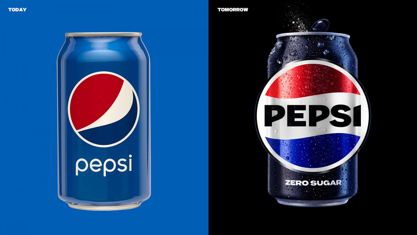 сравнения дизайнов банок пепси
