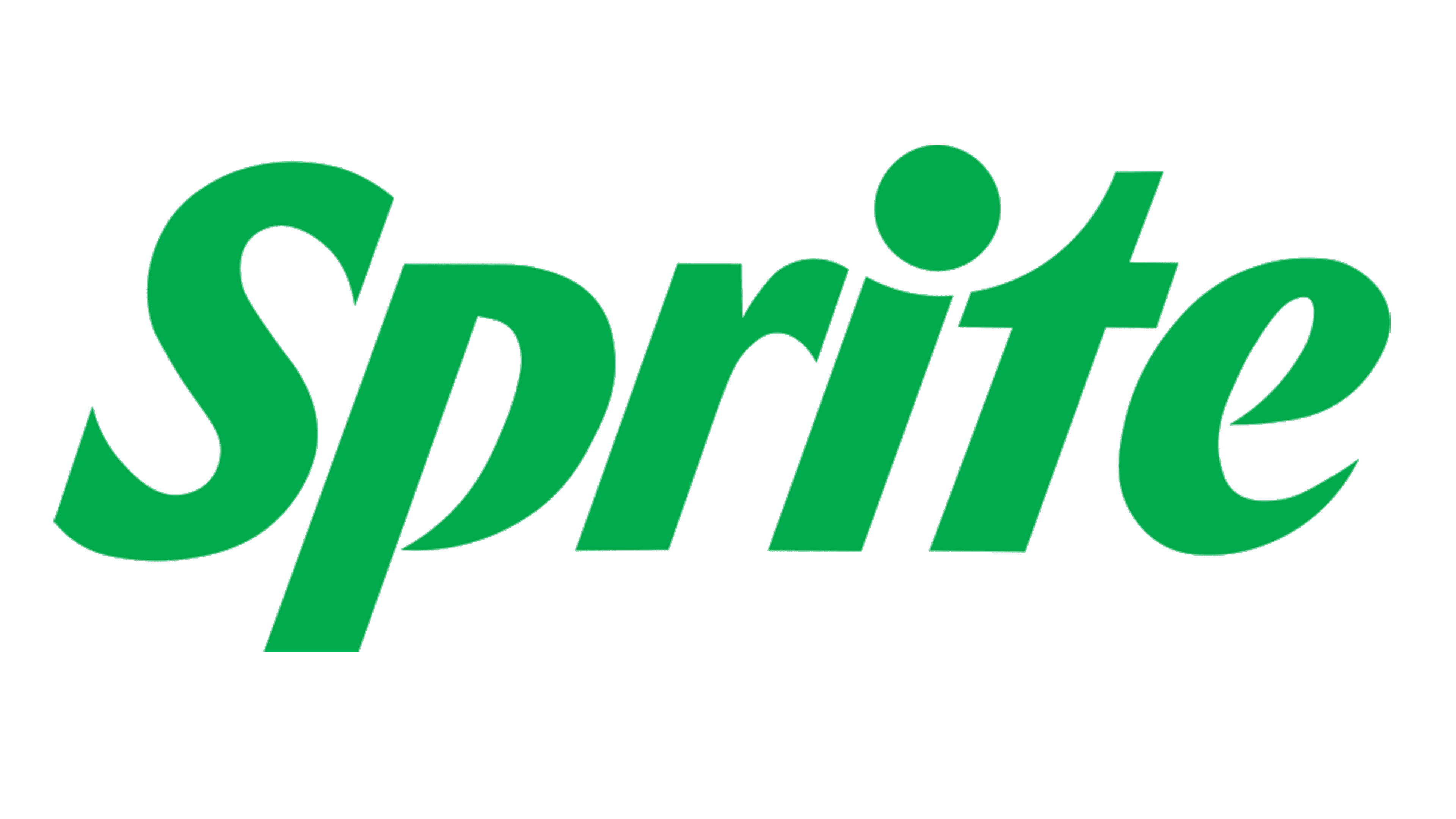 зеленый оттенок в логотипе Sprite 