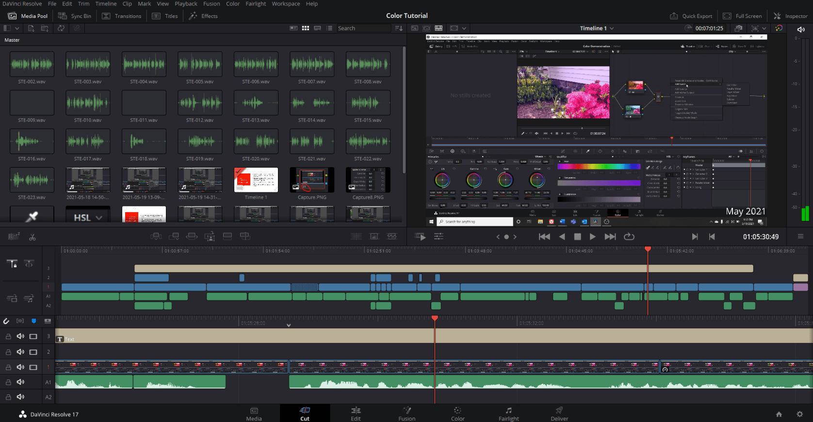 Монтаж в DaVinci Resolve