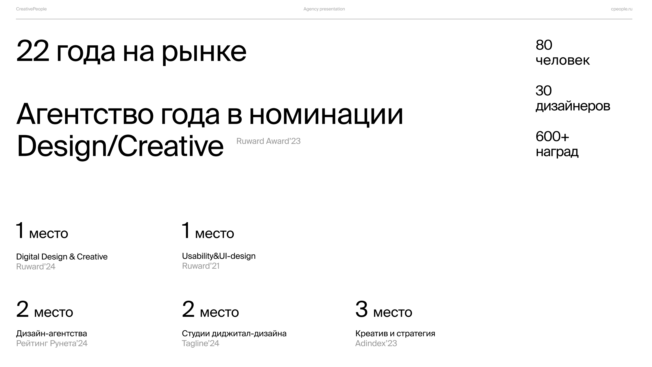 главная страница агентства