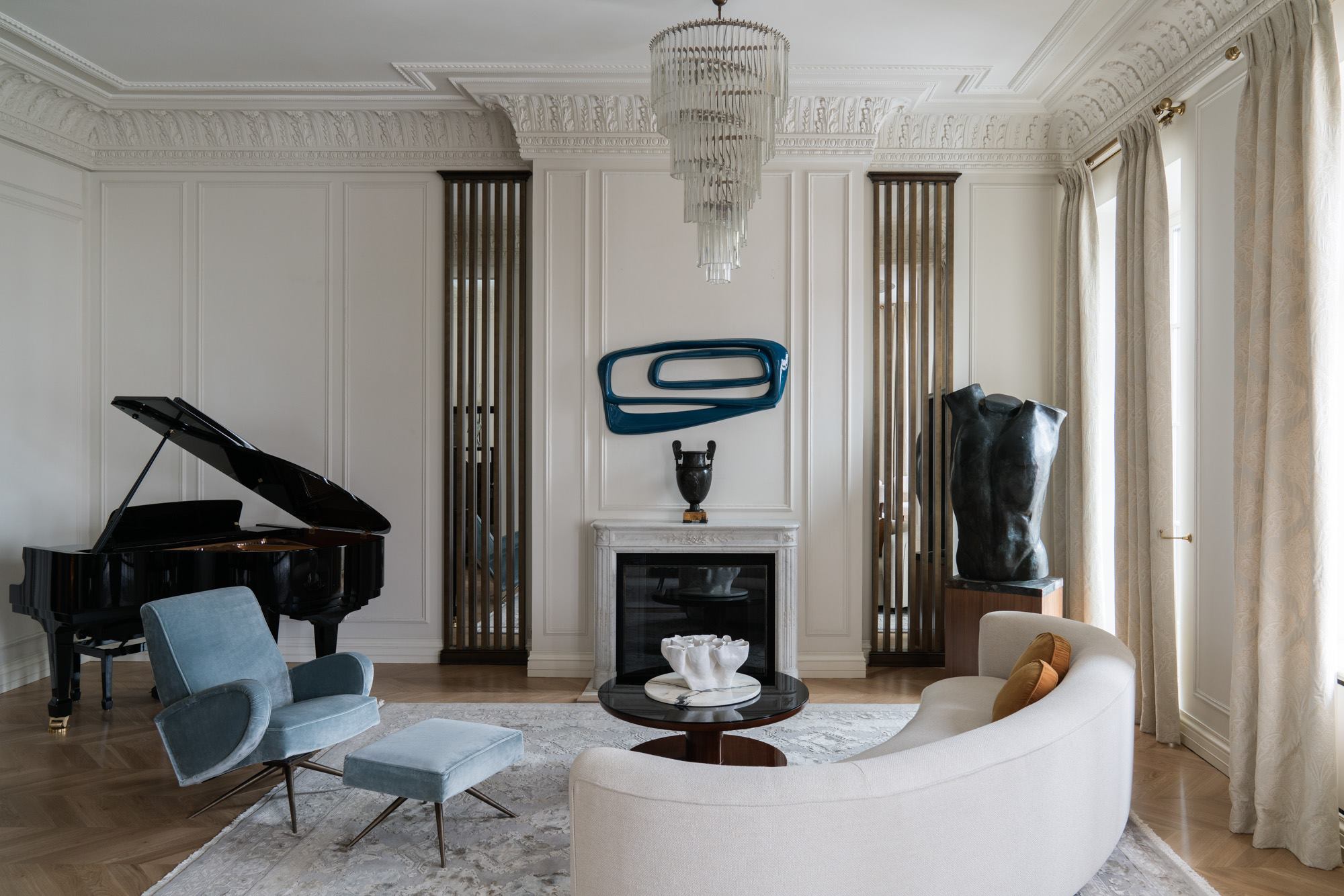 современный интерьер в ар-деко