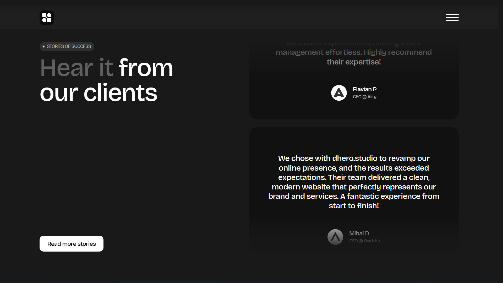 блок с отзывами