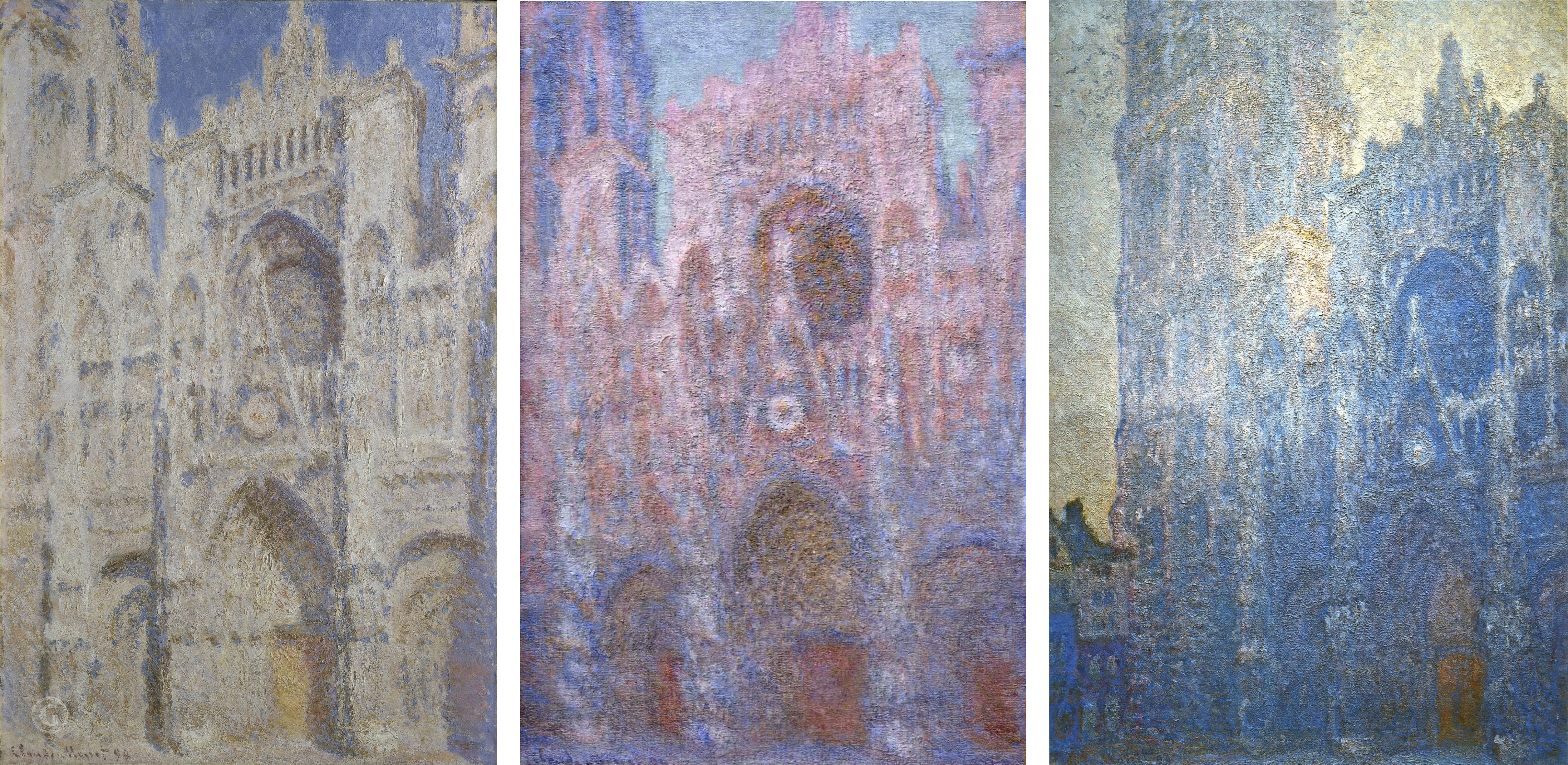 триптих Руанский собор