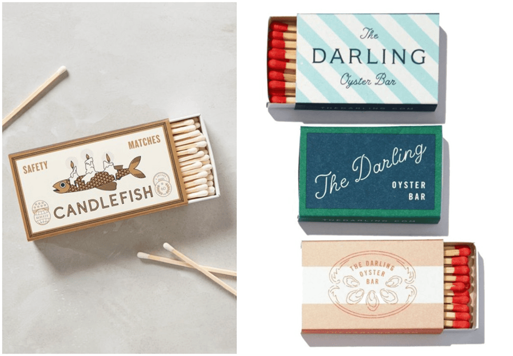 винтажная упаковка спичек