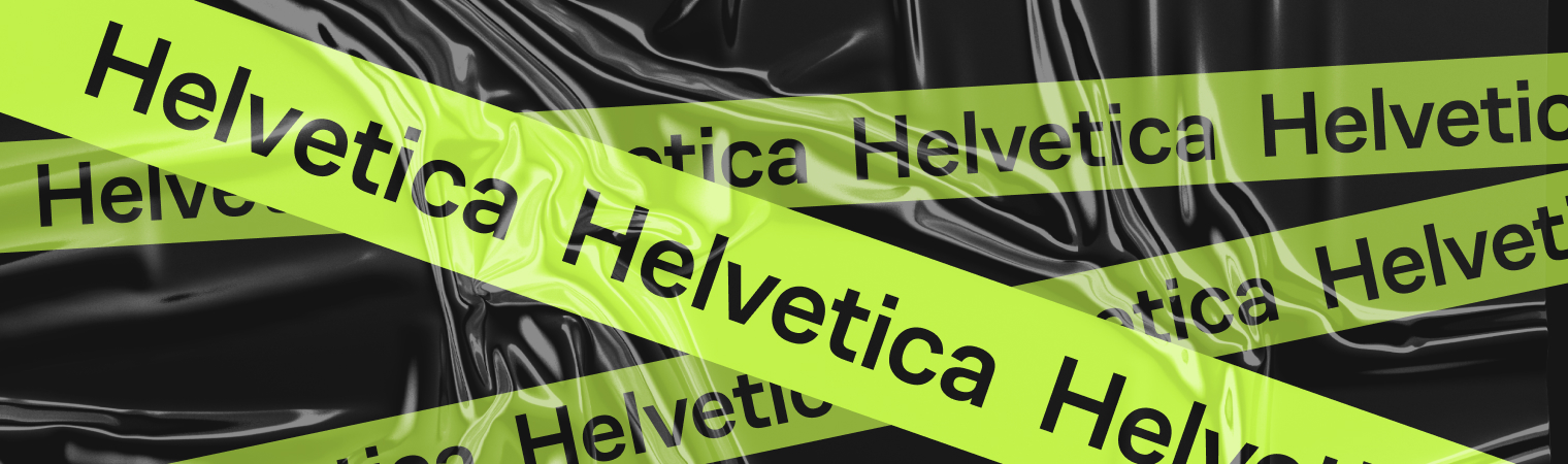 Helvetica — самый популярный шрифт в стиле неогротеск