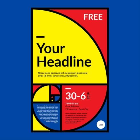 постер по золотому сечению