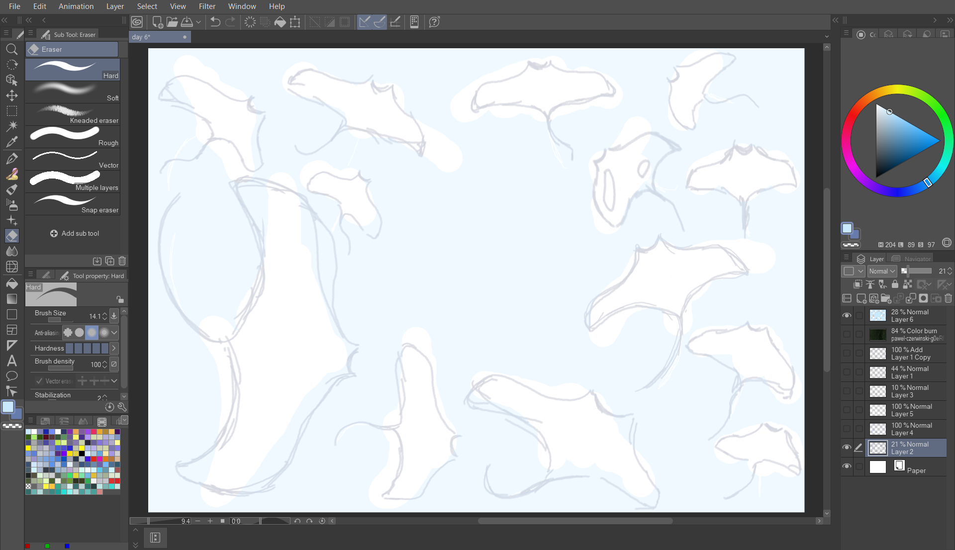 рисование иллюстраций в клип студио пэйнт
