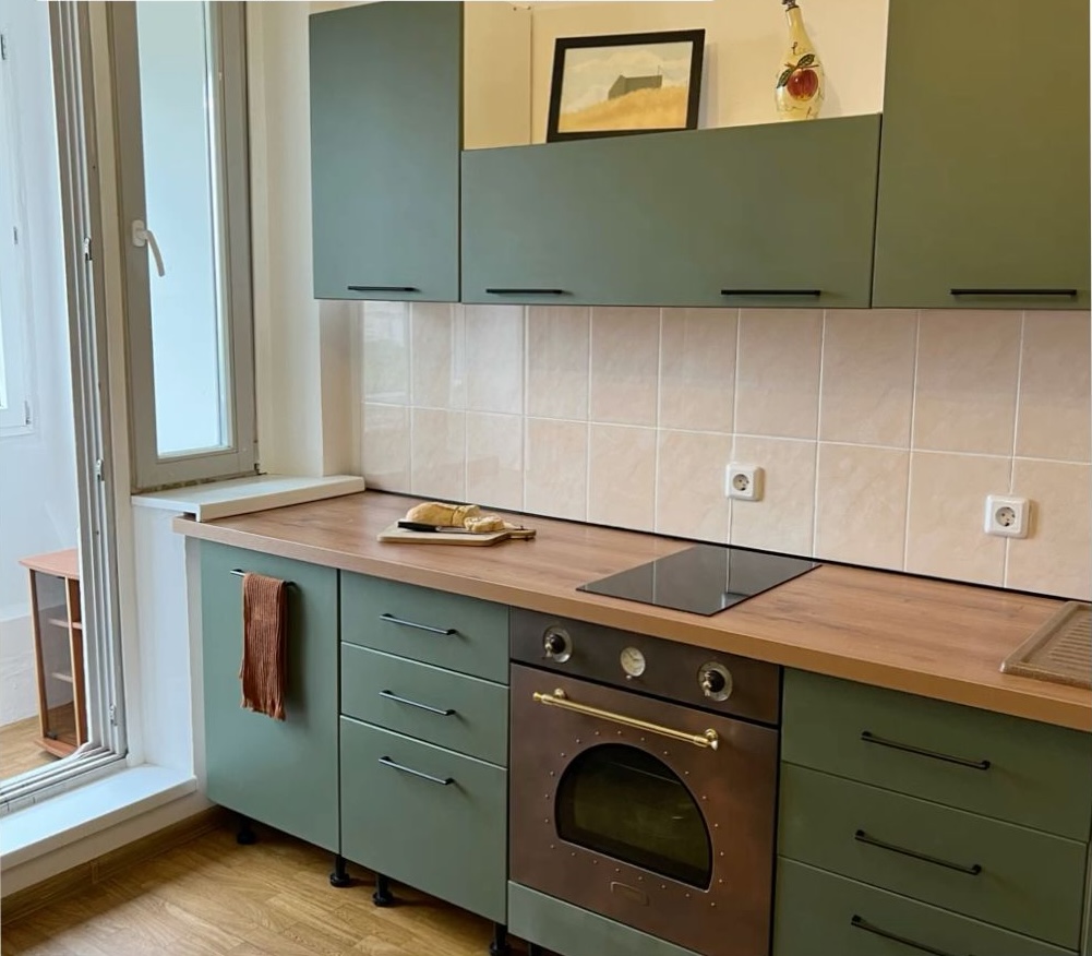 эта же кухня после ремонта