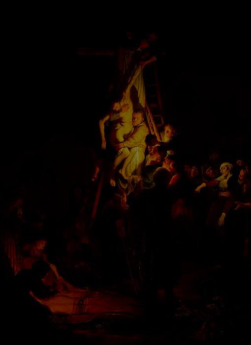 Снятие Христа в низкой экспозиции