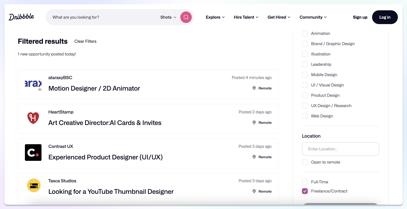 поиск на дрибл