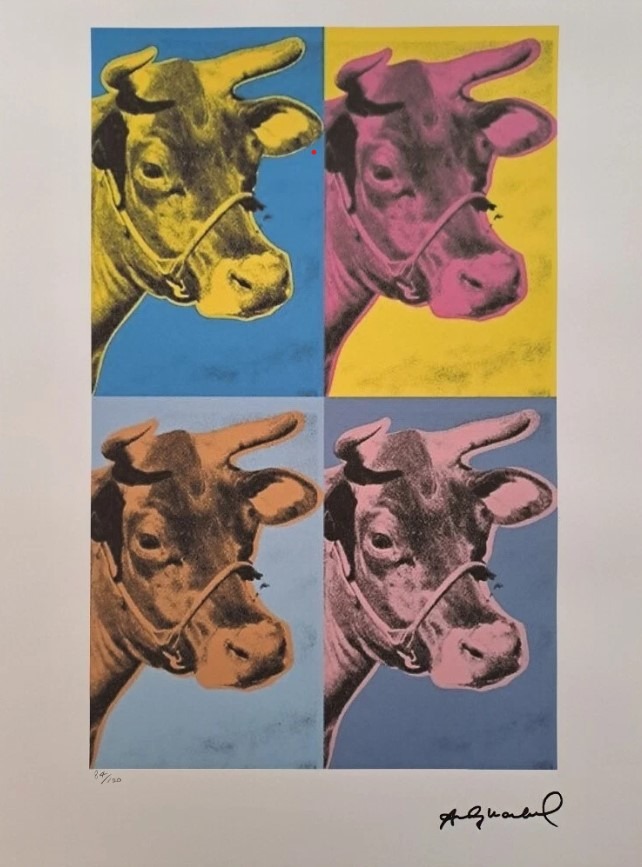 корова уорхола