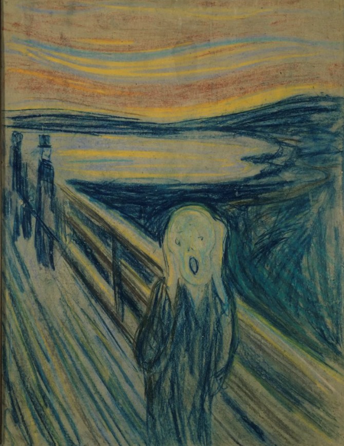 Пастельная версия Крика