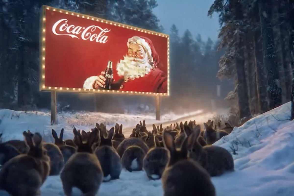 рекламная кампания Кока-Кола о нейросети