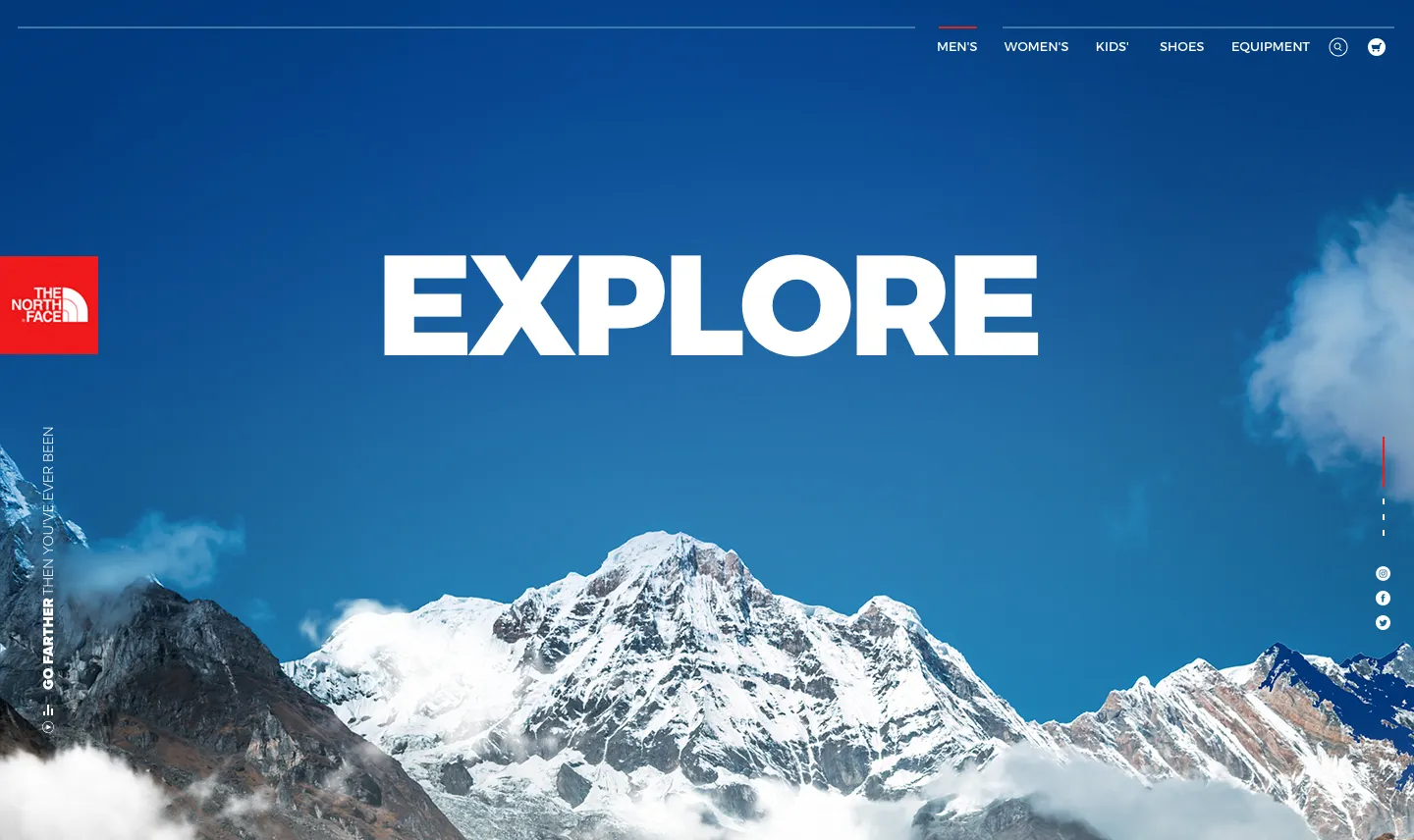 еще один пример контраста в дизайне