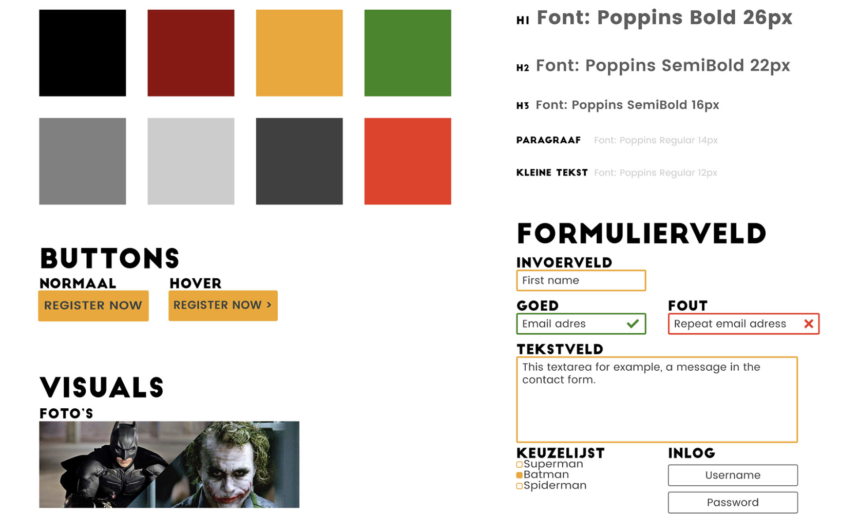 пример стайлборда