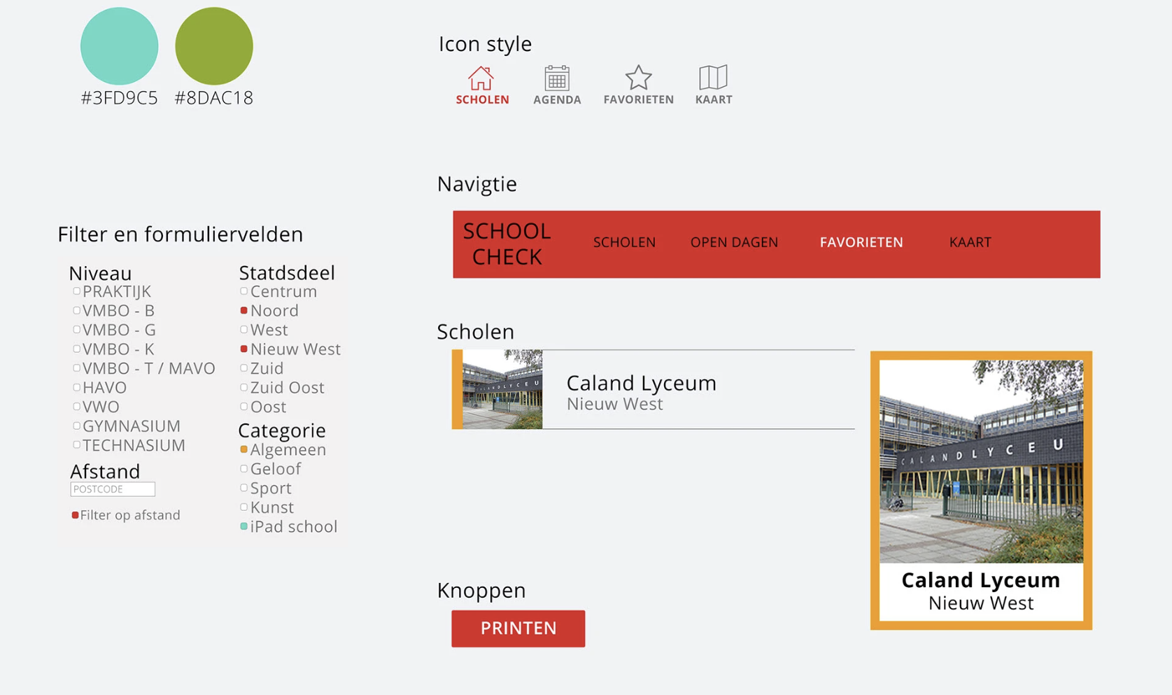 стайлборд с примерами визуала