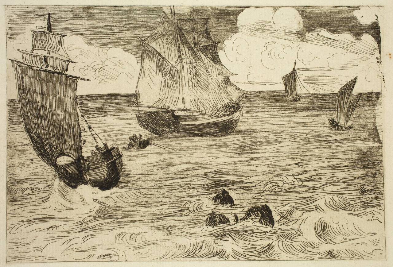 ранний набросок Эдуарда Мане