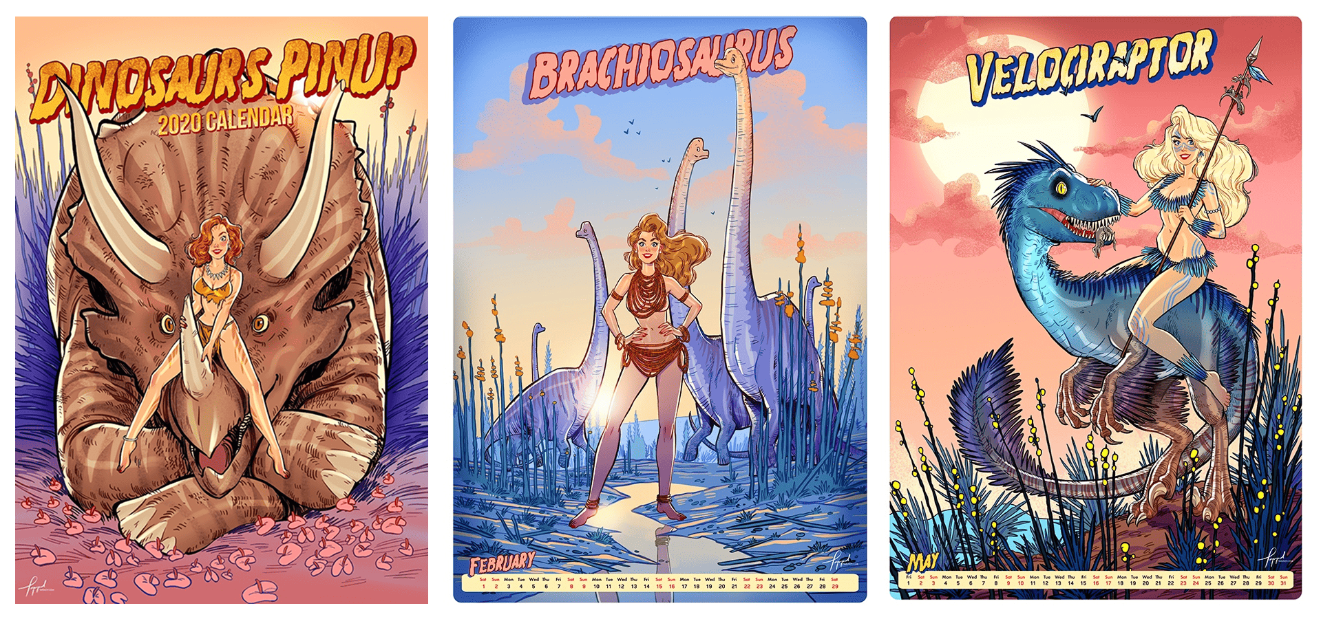 календарь с амазонками