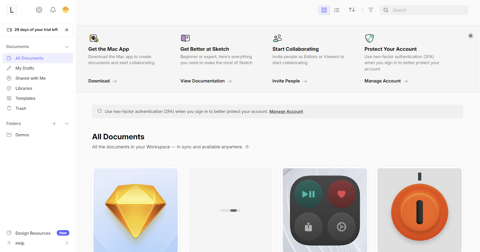 Интерфейс Sketch — любимой программы фронтенд-разработчиков.
