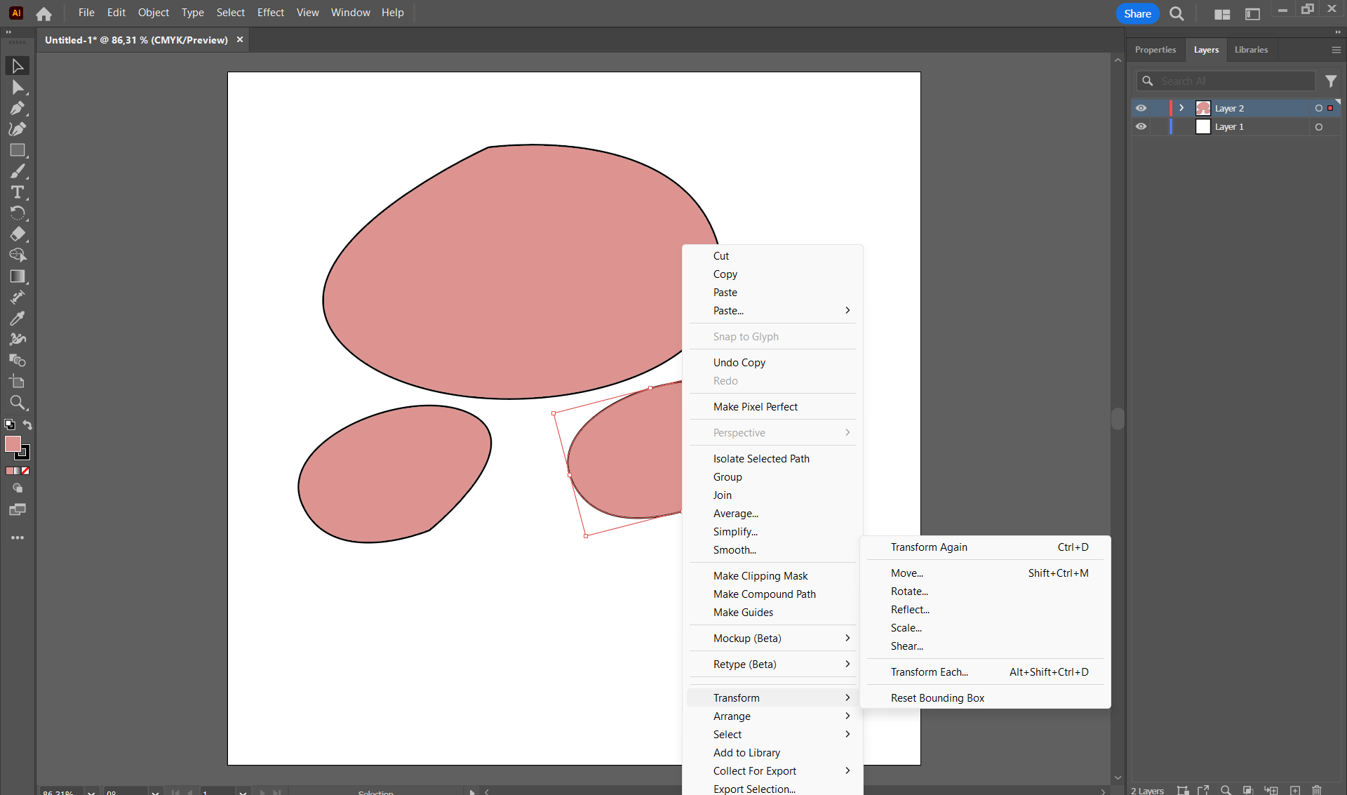 отрисовка базовых форм в иллюстраторе