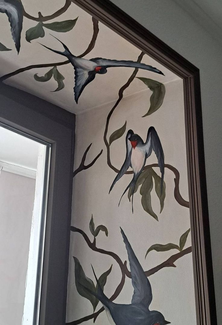 Тренд обои в откосах