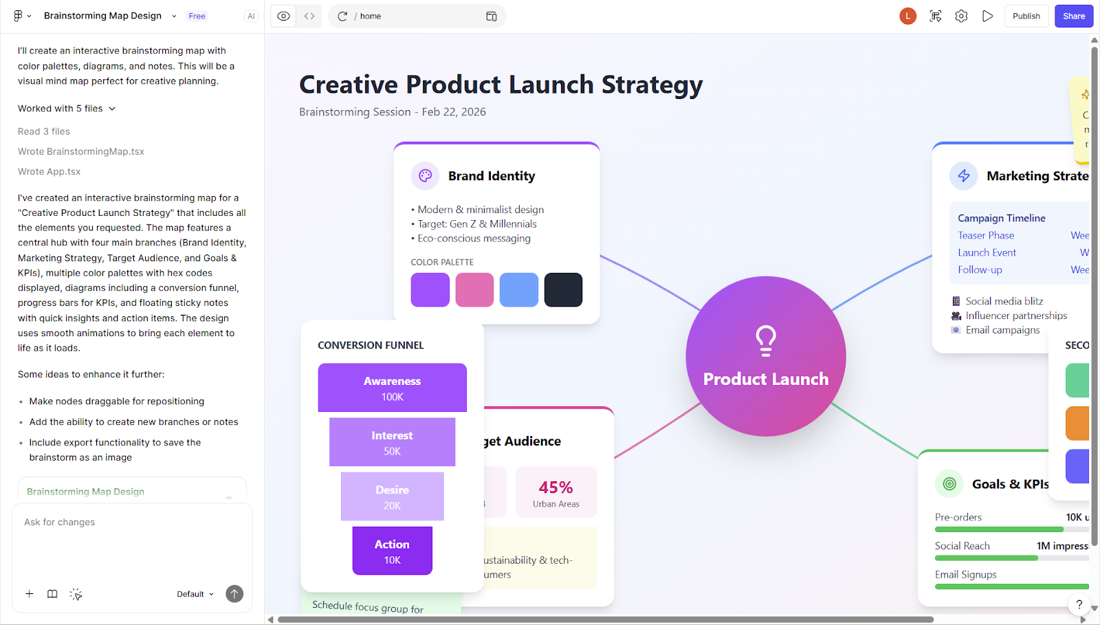 Рабочий процесс в Figma Make
