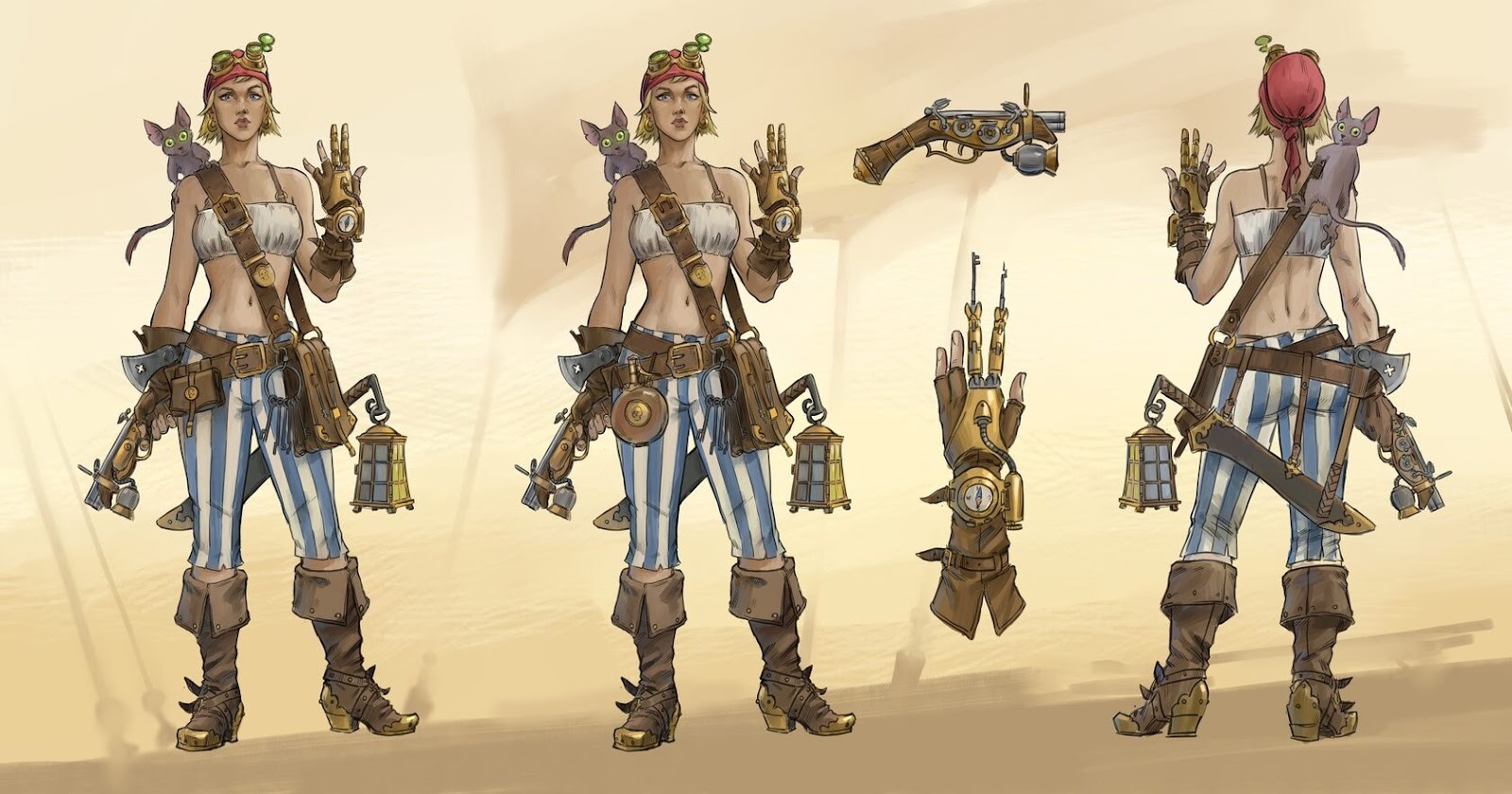 Концепт-арт игрового персонажа — пример того, как зарабатывать иллюстратору и как художнику найти заказчиков в геймдеве.