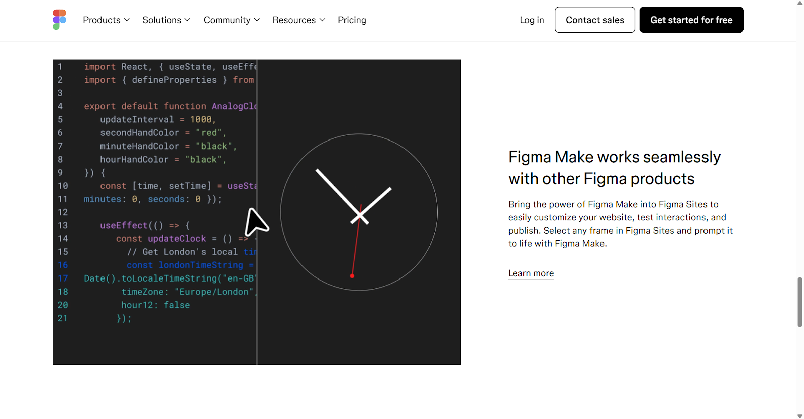Слайд из официальной презентации Figma Make
