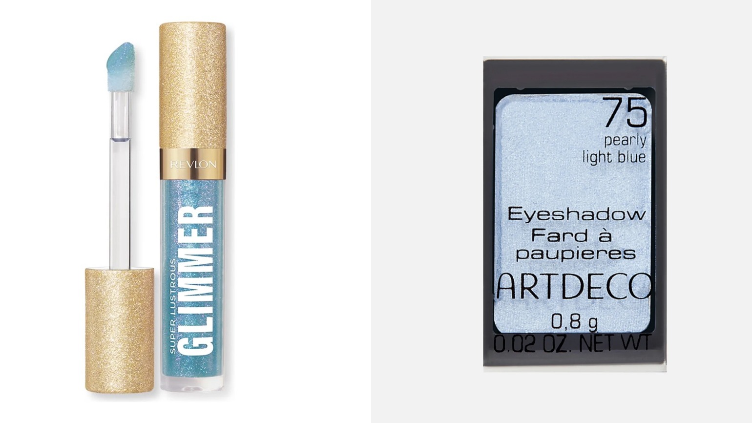 Эстетичные голубые картинки из Pinterest: макияж в холодных синих оттенках