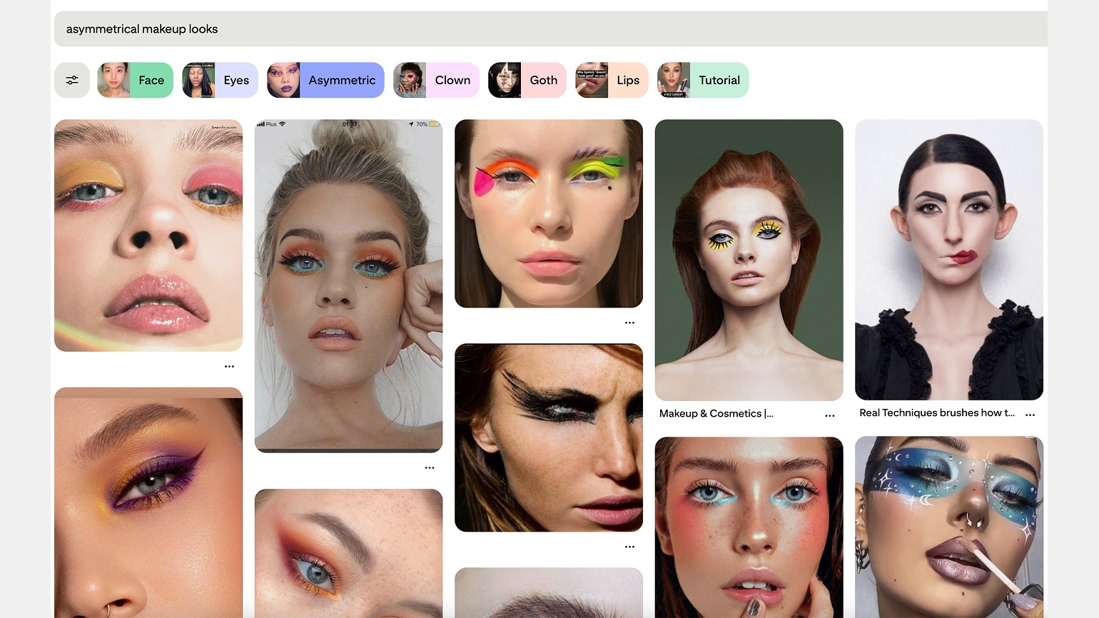 Pinterest новости и современные тренды: пинтерест необычный макияж и glitch glam эстетика