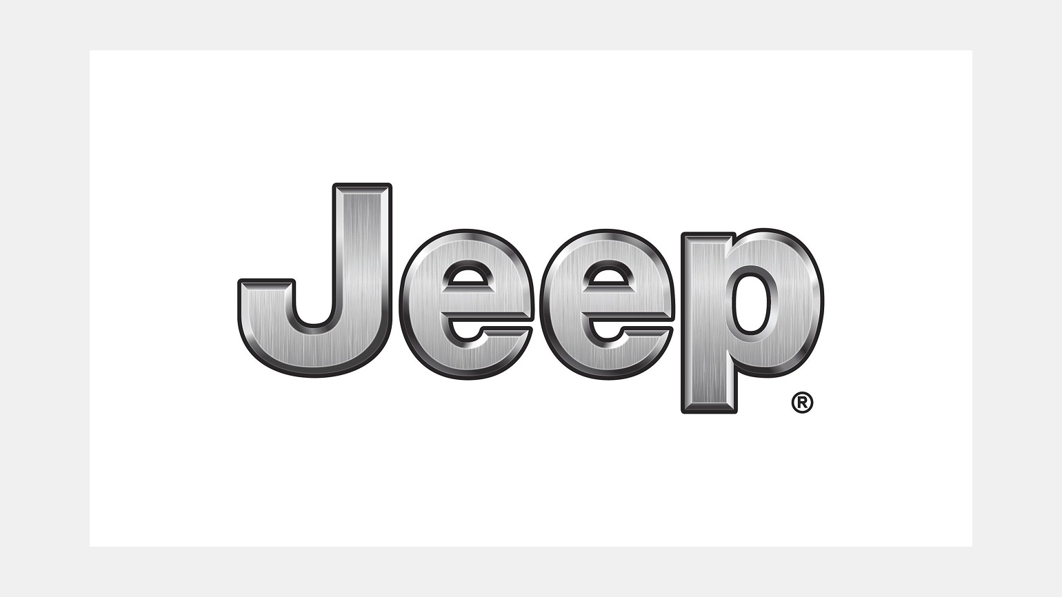 шрифтовой логотип Jeep