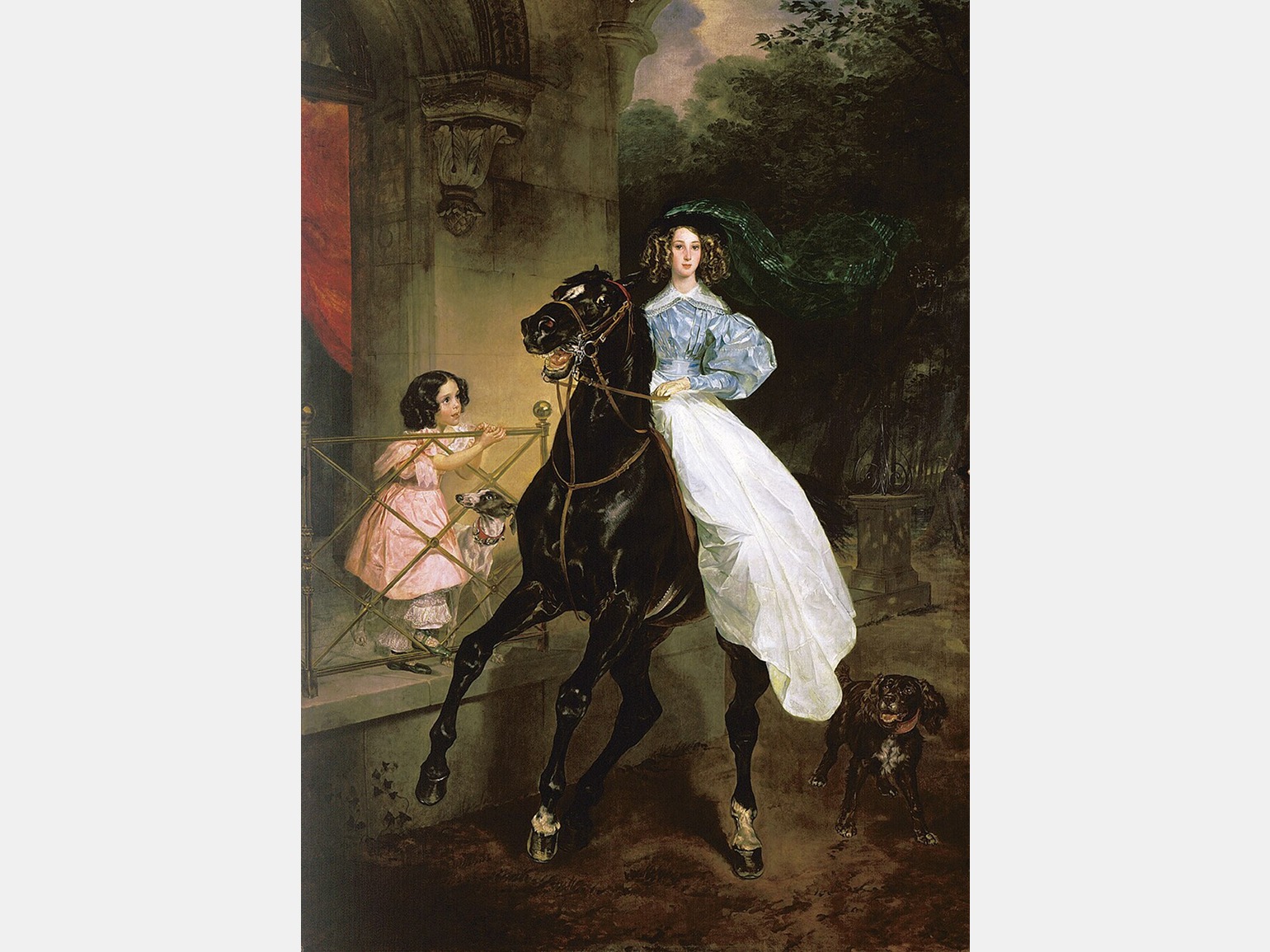 Брюллов картина Всадница 1832