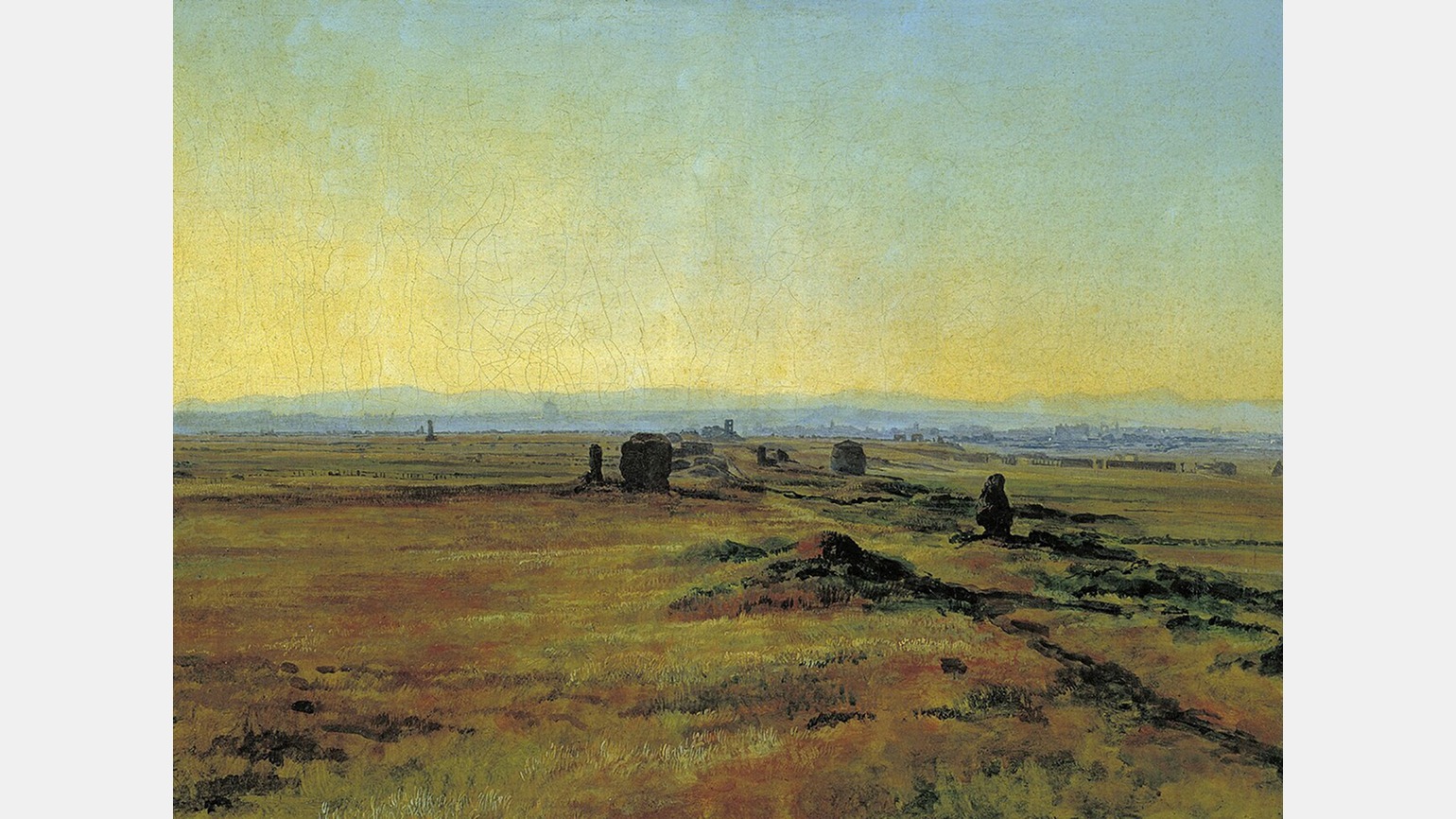 Иванов картина дорога закат солнца 1845