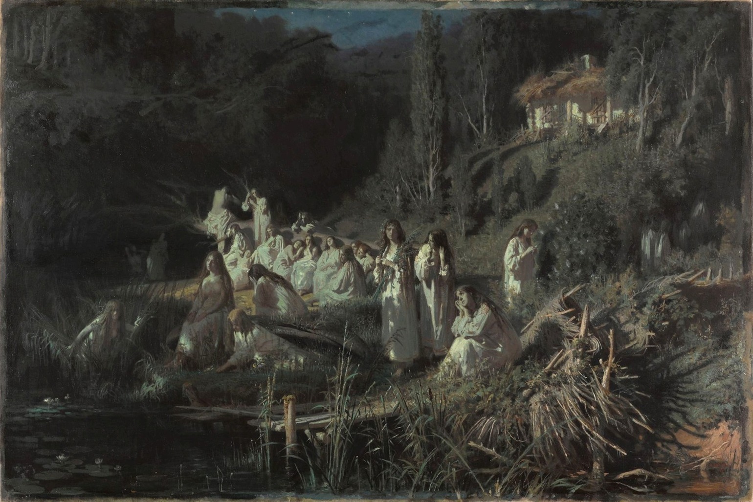 Крамской картина Русалки 1871